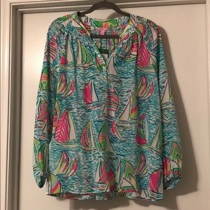 NWT Lilly Pulitzer XL Elsa - you gotta regatta